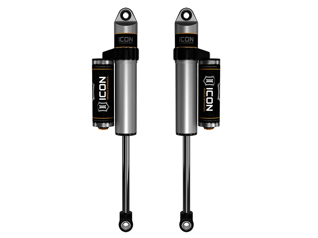 77703P – ICON Shock Absorber, Nitrogen Gas Charged With Remote Reservoir One Year Limited Warranty Non Adjustable Wit...
